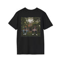 TROUBLE chest text T-Shirt | Minimal graphic tee, black casual top