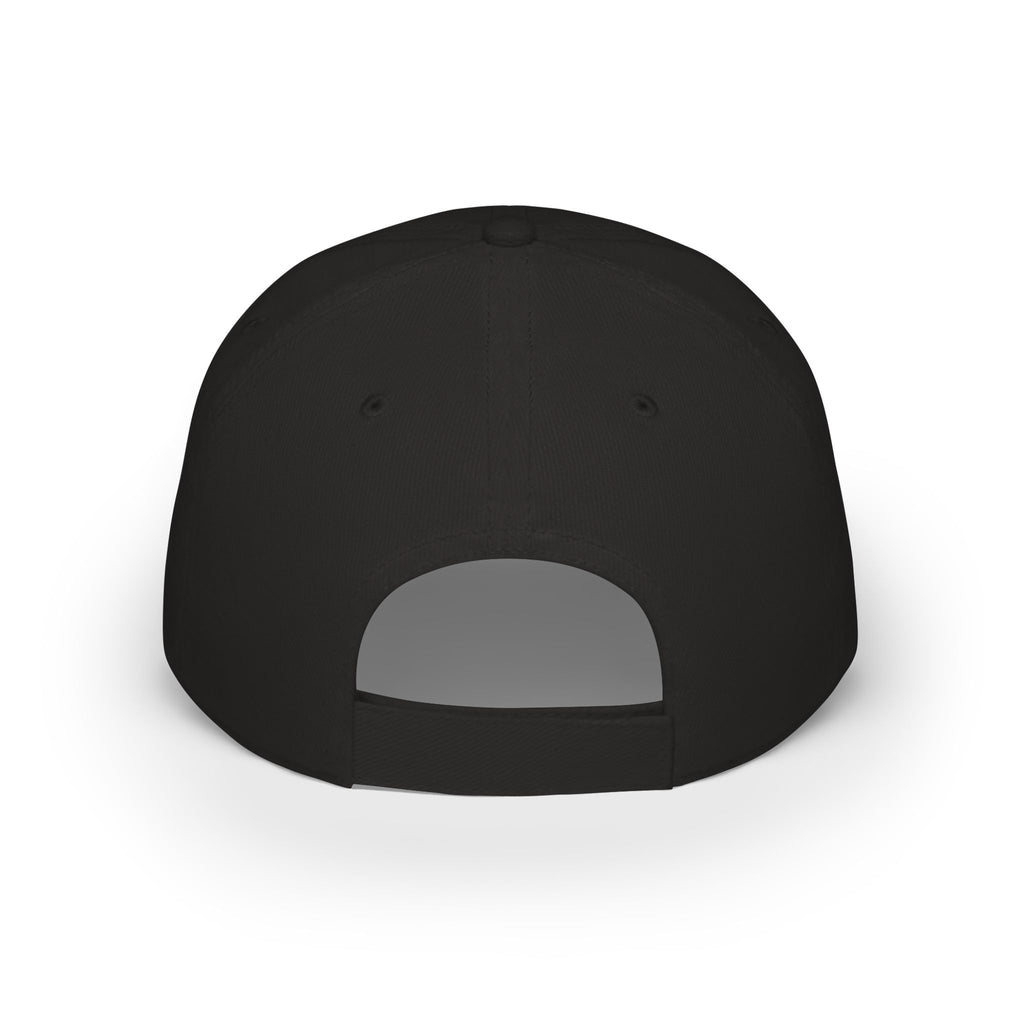 TROUBLE Pixel Text Baseball Cap | Embroidered Word Hat, Black